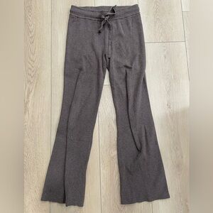 Cozy Brown Knit Lounge Pants